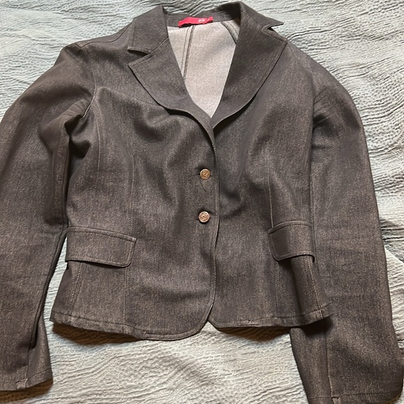 Sixty-Nine Chambray blazer - size medium (about size 8) - Picture 2 of 3